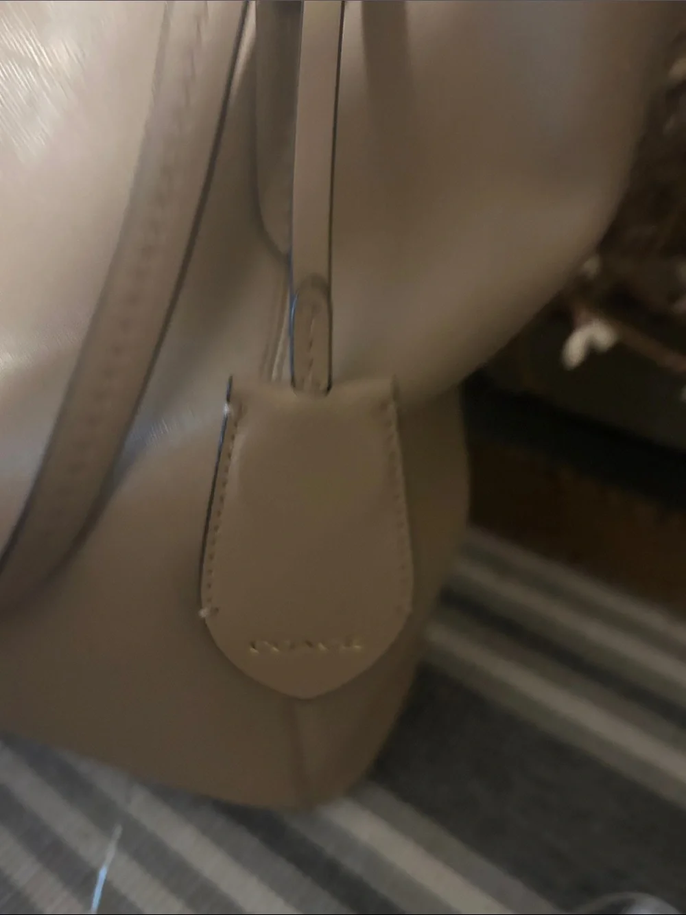 Coach spacious leather